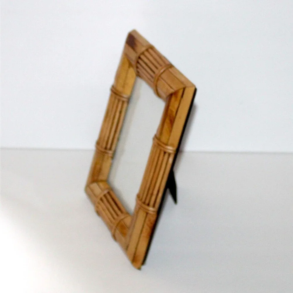 Vintage Bamboo Picture Frame 7